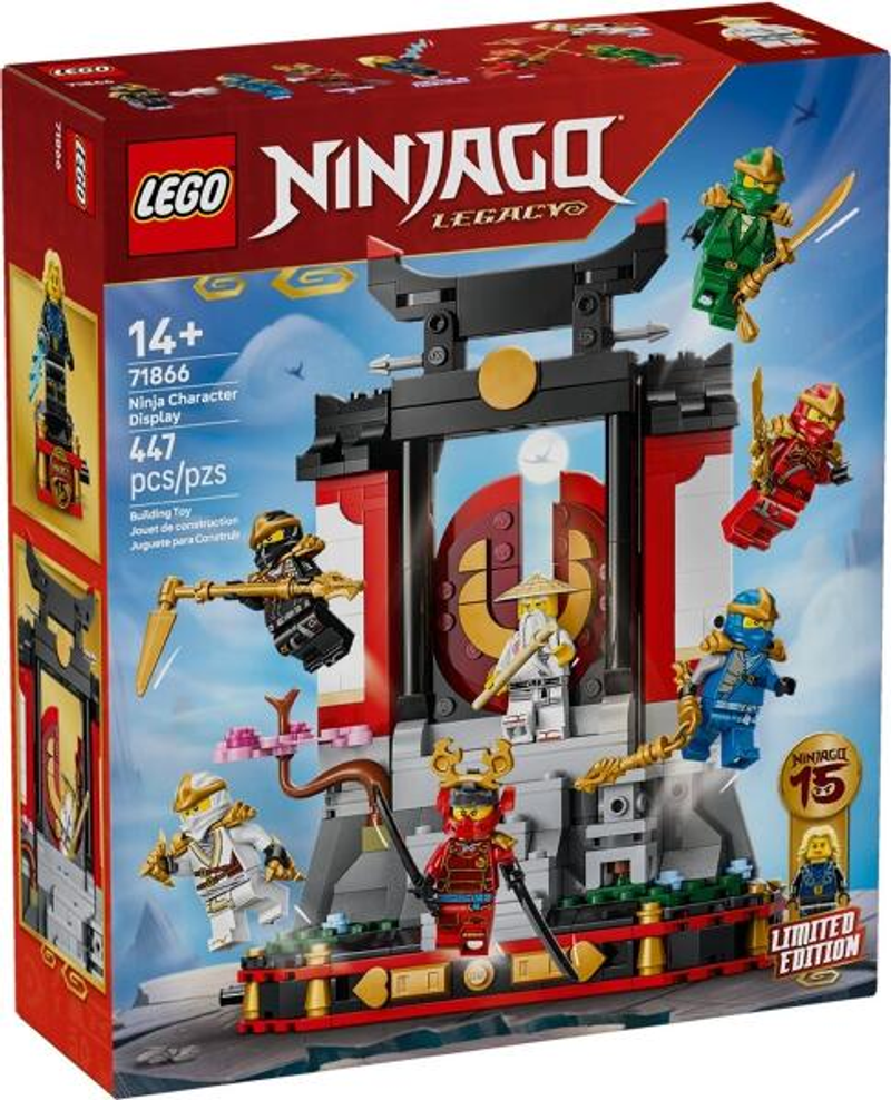 LEGO® Ninjago 71866 : 15e anniversaire – Personnages ninja à exposer