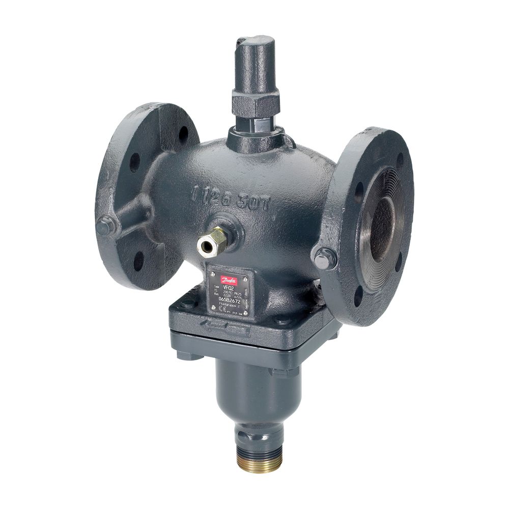 Danfoss Vanne à passage VFQ2, DN 80, Kvs 80 m³/h, PN 40, à bride, acier moulé GS-C 25, 065B2684