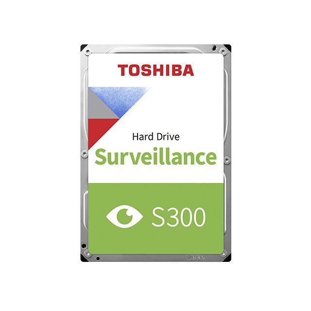 Disque dur interne de surveillance Toshiba S300 2 To 3,5" (8,9 cm), SATA 6 Gb/s, 5400 tr/min, 128 Mo