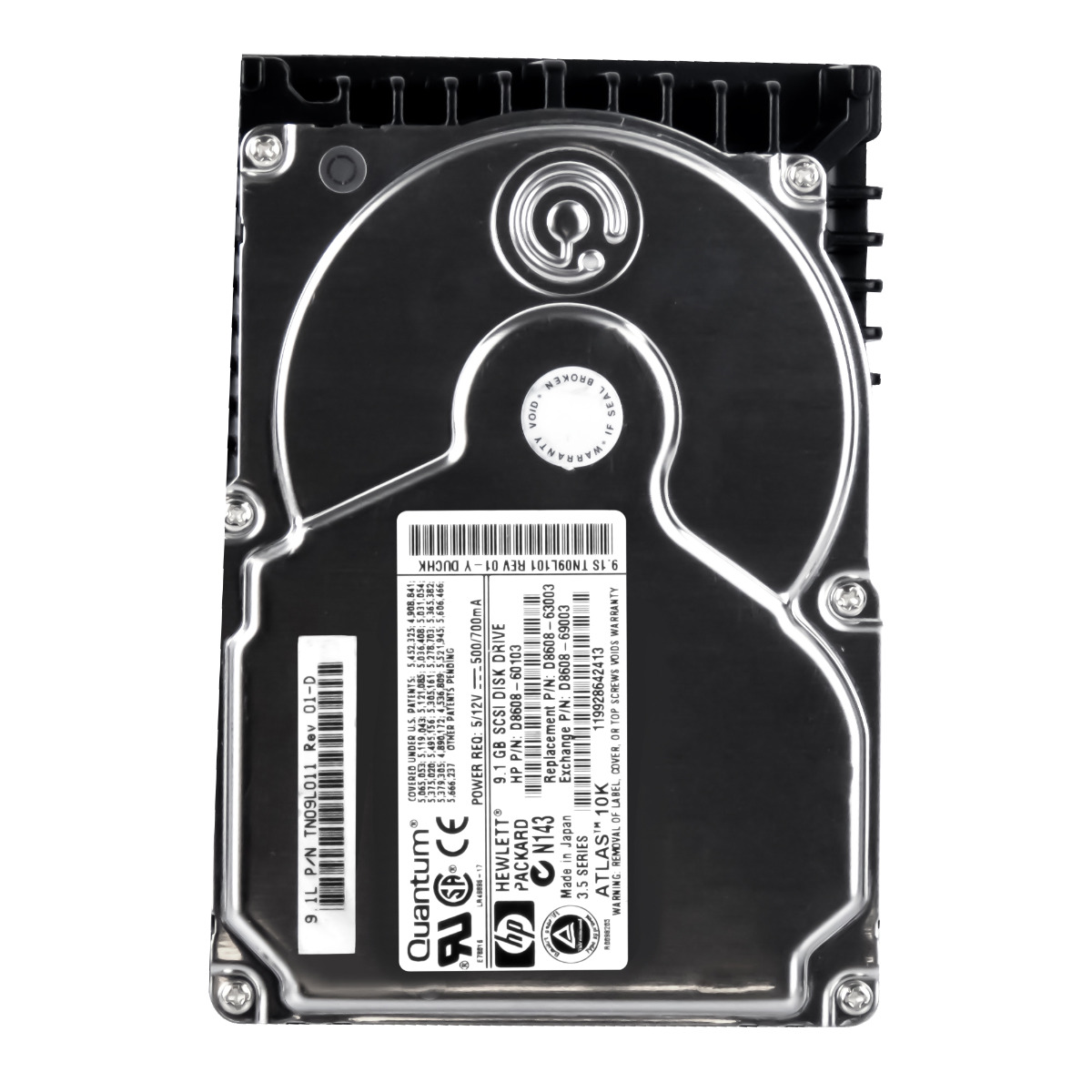 HP D8608-60103 9,1 Go 10K SCSI U160 3,5'' TN09L011