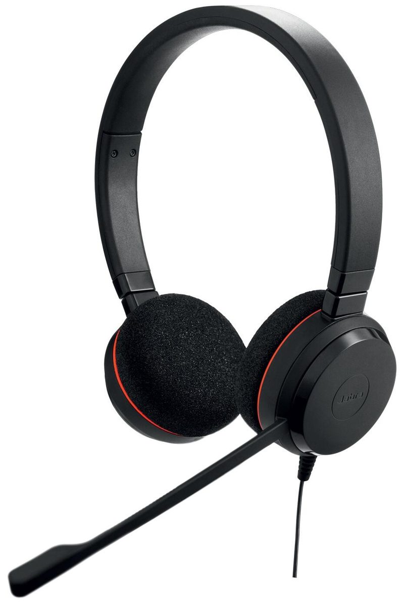 Casque Jabra Evolve 20 UC stéréo On-Ear filaire, USB, unité de contrôle