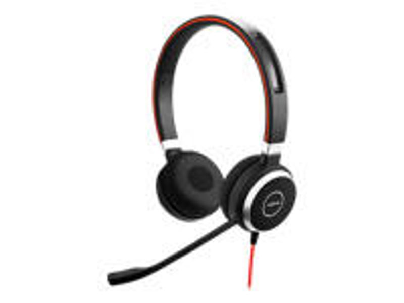 Casque Jabra Evolve 40 UC stéréo On-Ear filaire, USB, connecteur 3,5 mm, unité de contrôle
