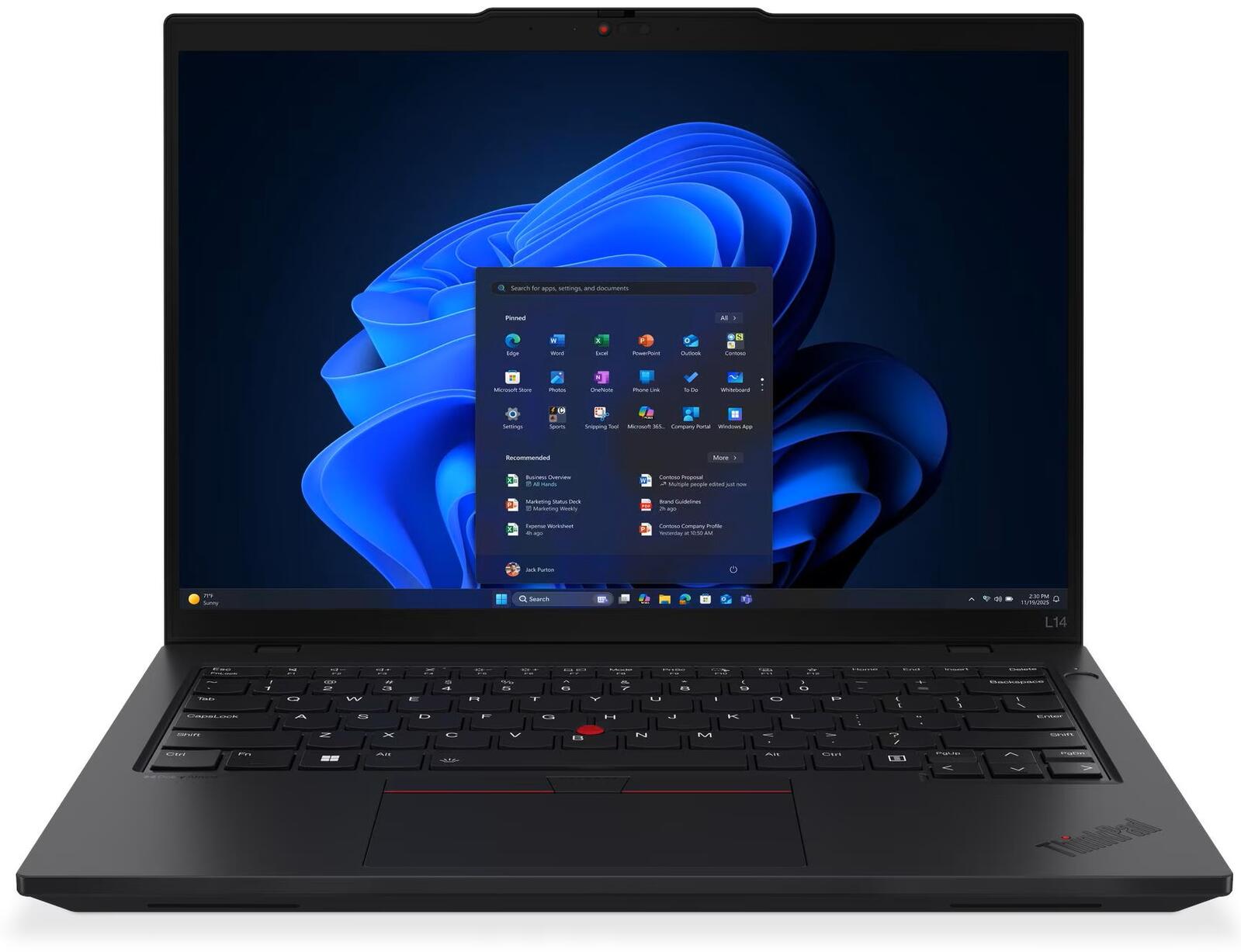 Lenovo ThinkPad L14 Gen 6 AMD Ryzen™ AI 7 PRO 350 Ordinateur portable 35,6 cm (14") 32 Go RAM, 1 To SSD, WUXGA, AMD Radeon™ 860M, Win11 Pro