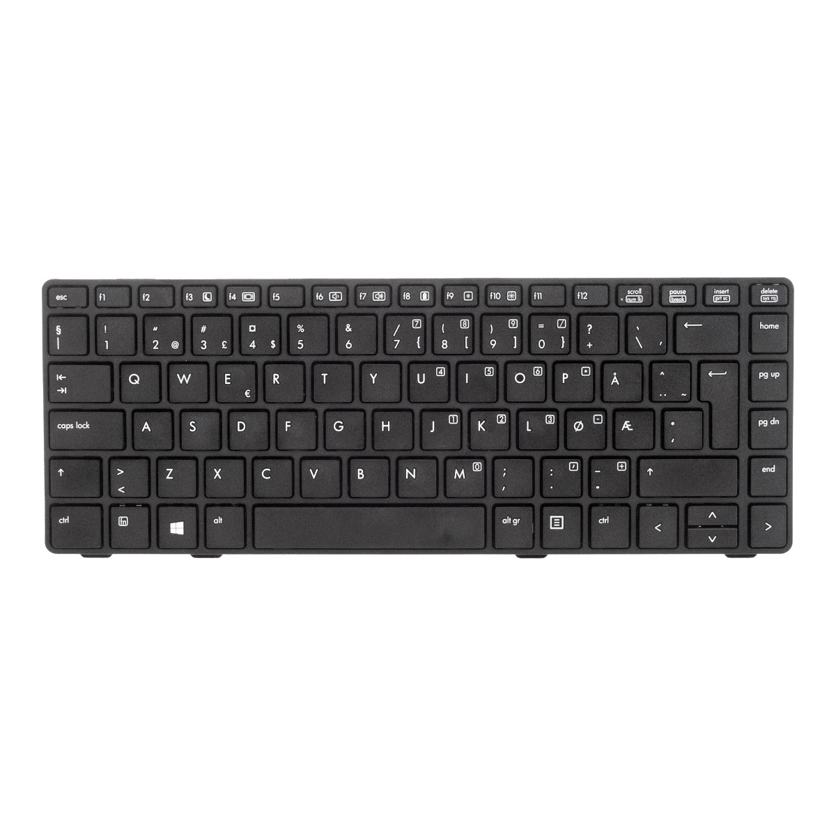 Clavier AZERTY norvégien HP 701976-091 700947-091 pour PROBOOK 6475B