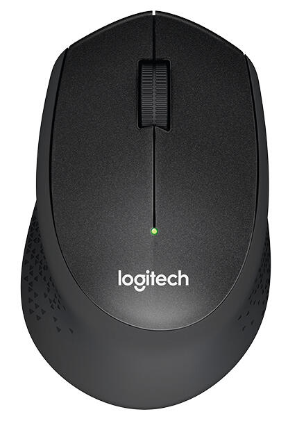 Souris sans fil Logitech M330 SILENT PLUS - Noir 1000 DPI, optique, 3 boutons, 2,4 GHz, USB, pour droitiers