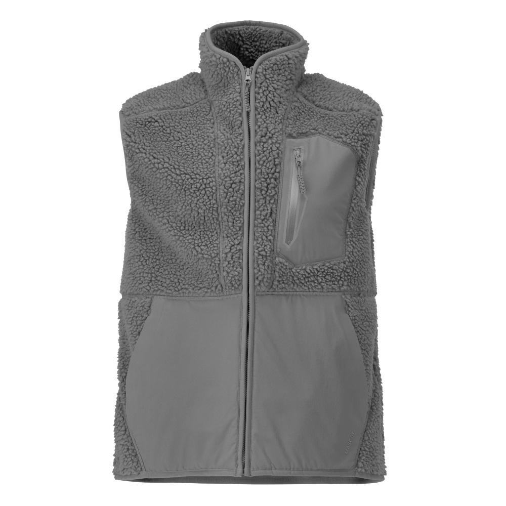 Veste en fausse fourrure pour homme MASCOT avec fermeture à glissière