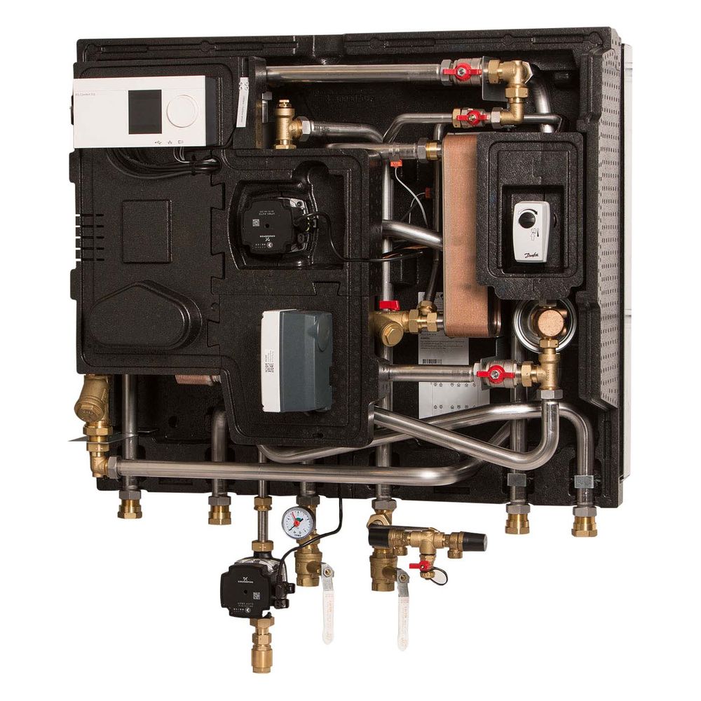 Danfoss Station d'habitation Compact 28 MS VVX-FI 2-2, puissance chauffage 46 kW, puissance ECS 123 kW