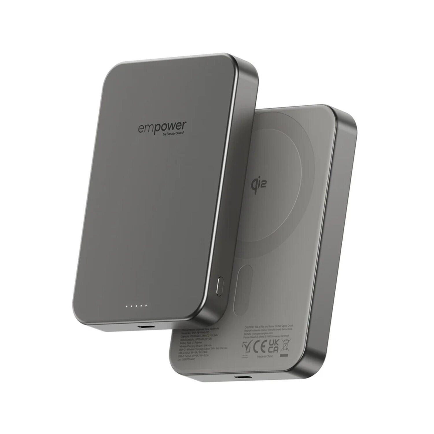 empower™ by PanzerGlass® Powerbank 10000 mAh, Titanium