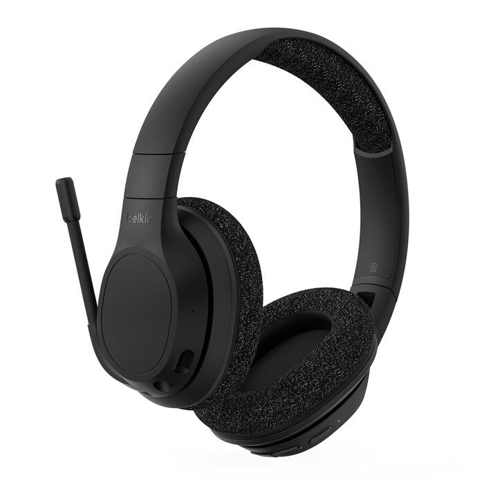 Belkin SoundForm Adapt écouteurs circum-auriculaires sans fil, noir