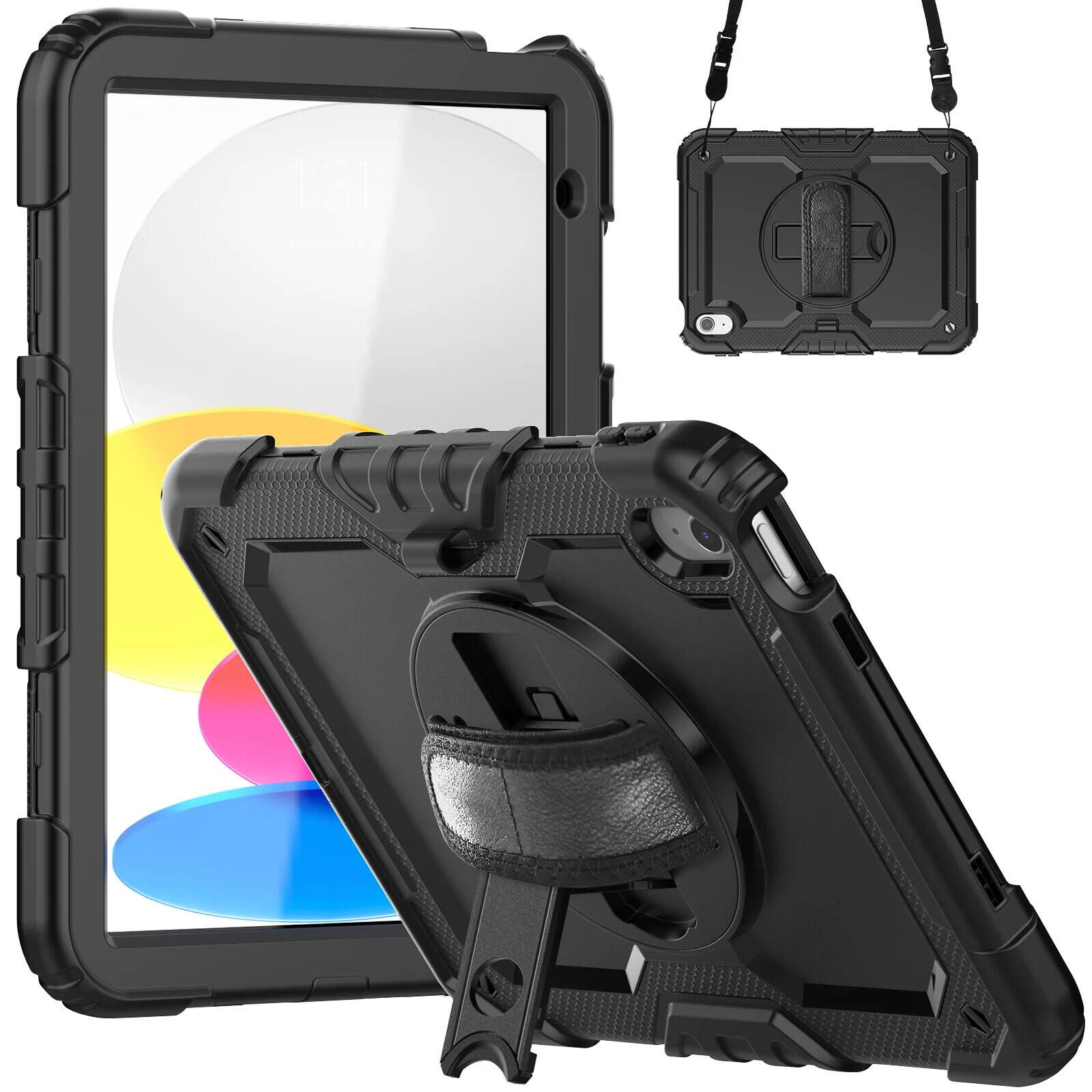 DEQSTER 360° Rugged Case - coque de protection ultra-résistante pour iPad (A16/10e génération)