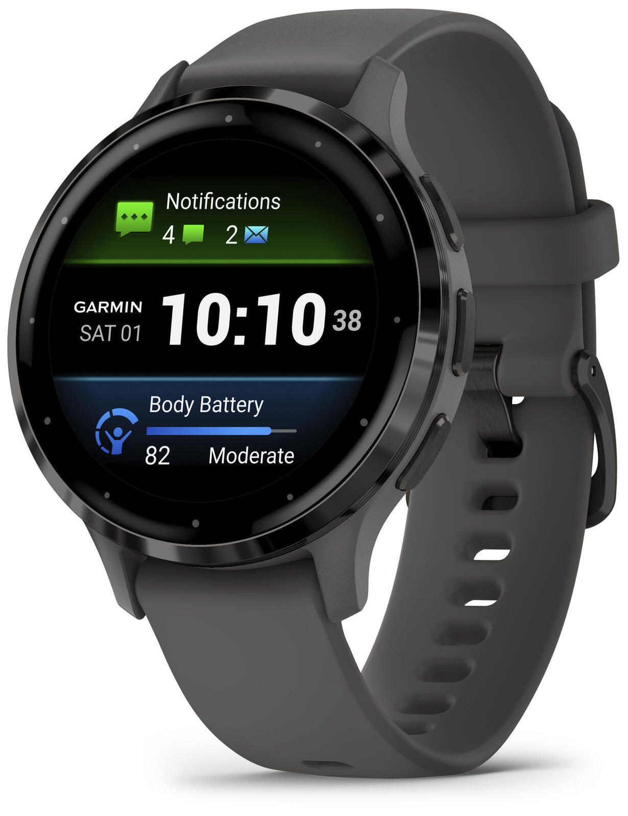 GARMIN Venu 3S Montre connectée gris silex, gris ardoise
