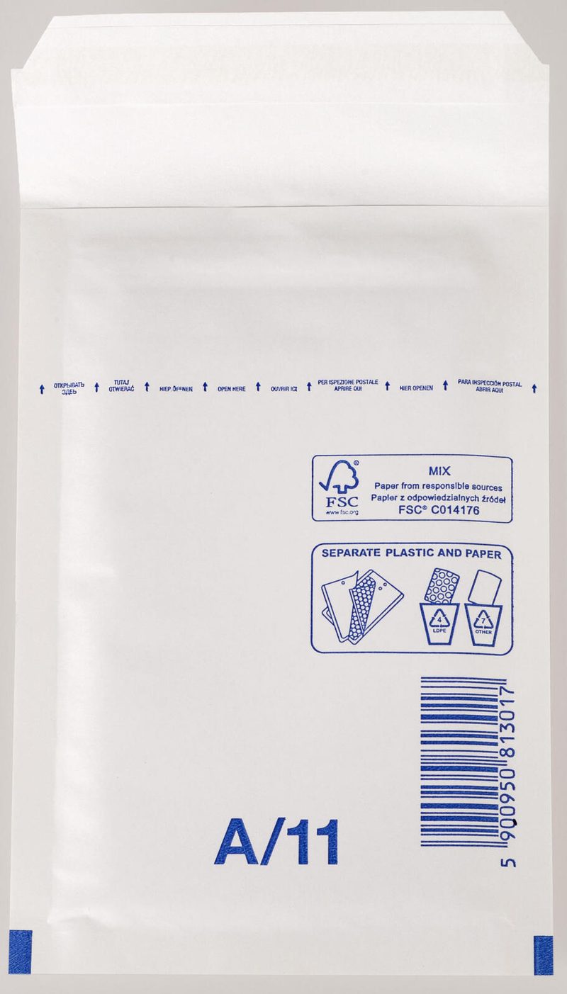 Poches à bulles VP pour A7 blanc 1 boîte = 200 pcs. — lot de 200 pièces