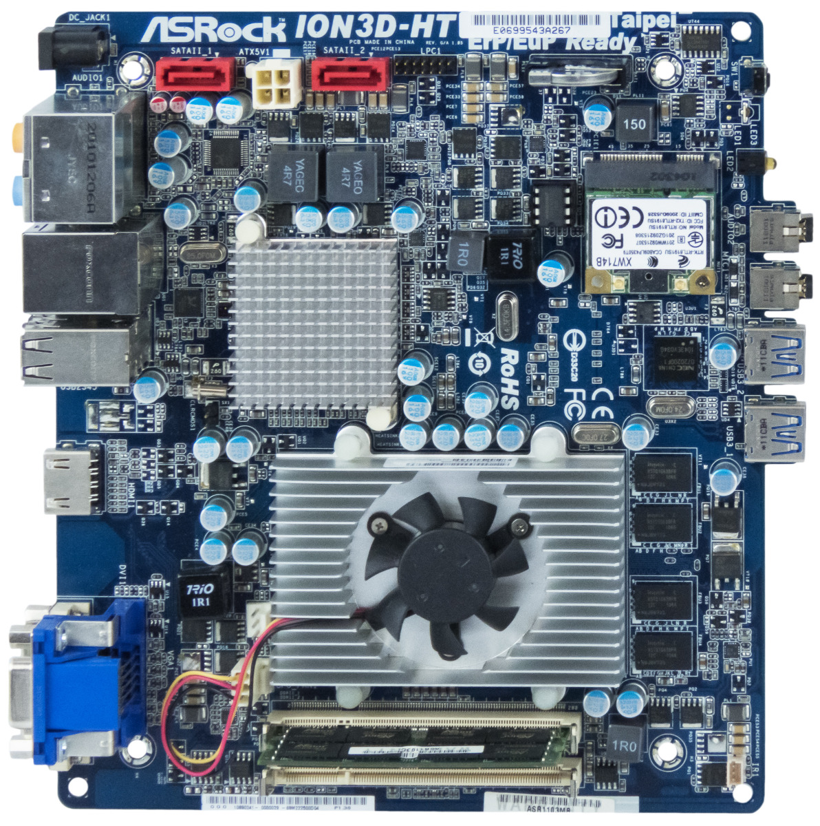 ASRock ION3D-HT ATOM 1,8 GHz 2 Go DDR2 GT218-ION WIFI HDMI