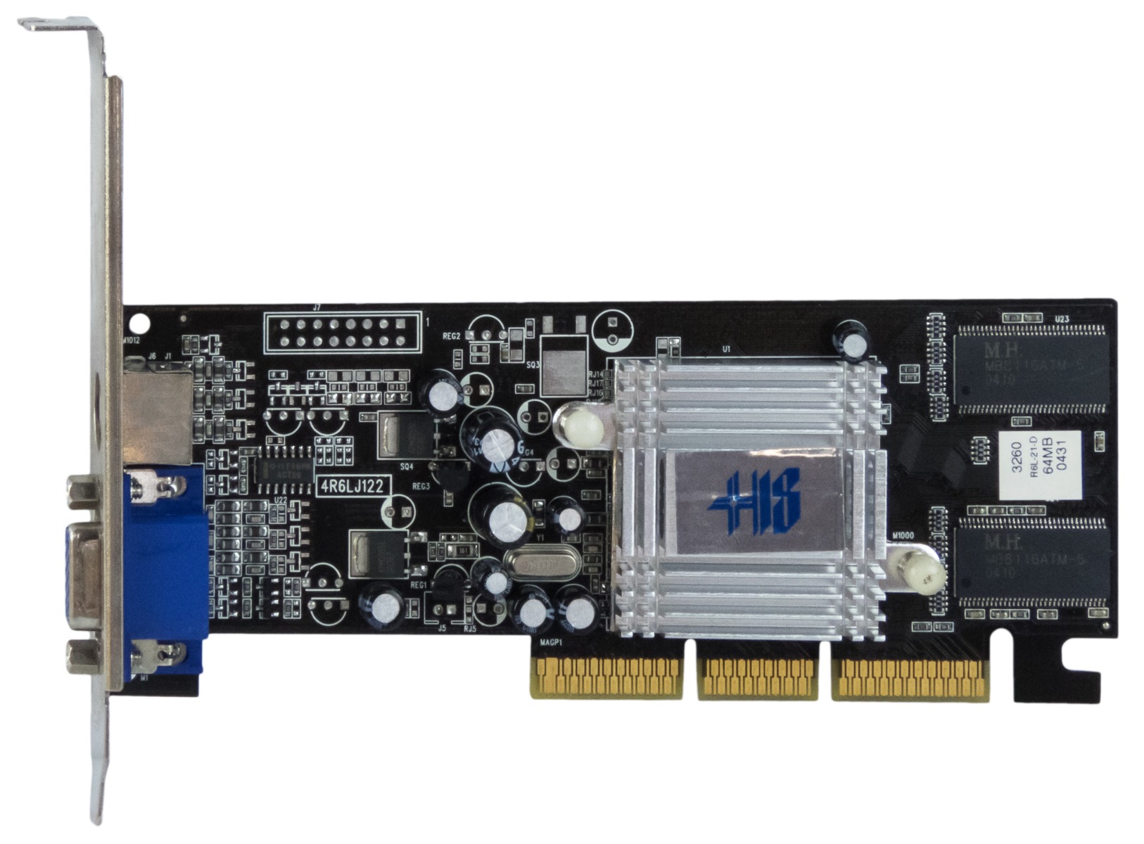 HIS ATI RADEON 7000 64MB DDR R6L-21-D AGP