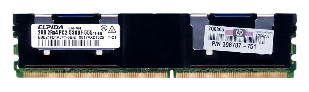 ELPIDA EBE21FD4AJFT-6E-E 2 Go DDR2-667 MHz ECC