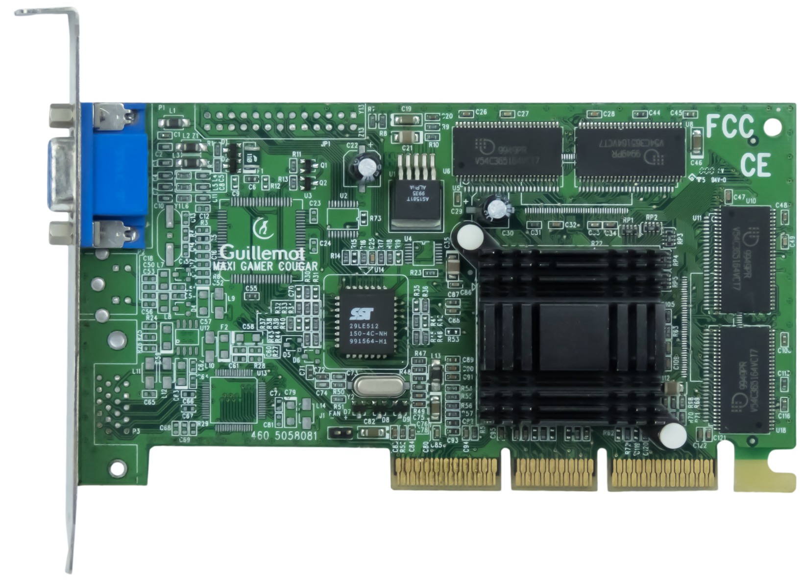 GUILLEMOT NVIDIA RIVA TNT2 M64 32 Mo MAXI GAMER COUGAR
