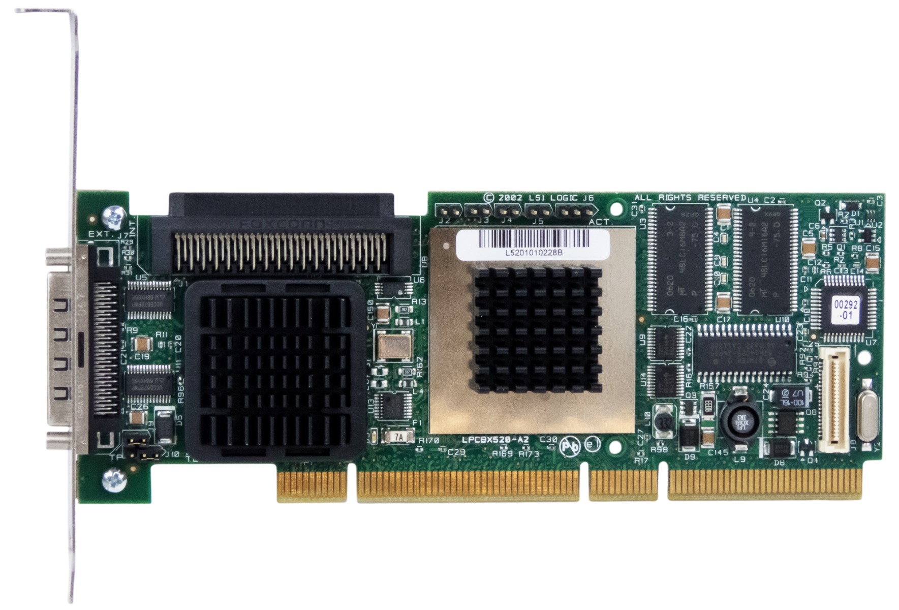 LSI LPCBX520-A2 RAID SCSI U320 PCI-X