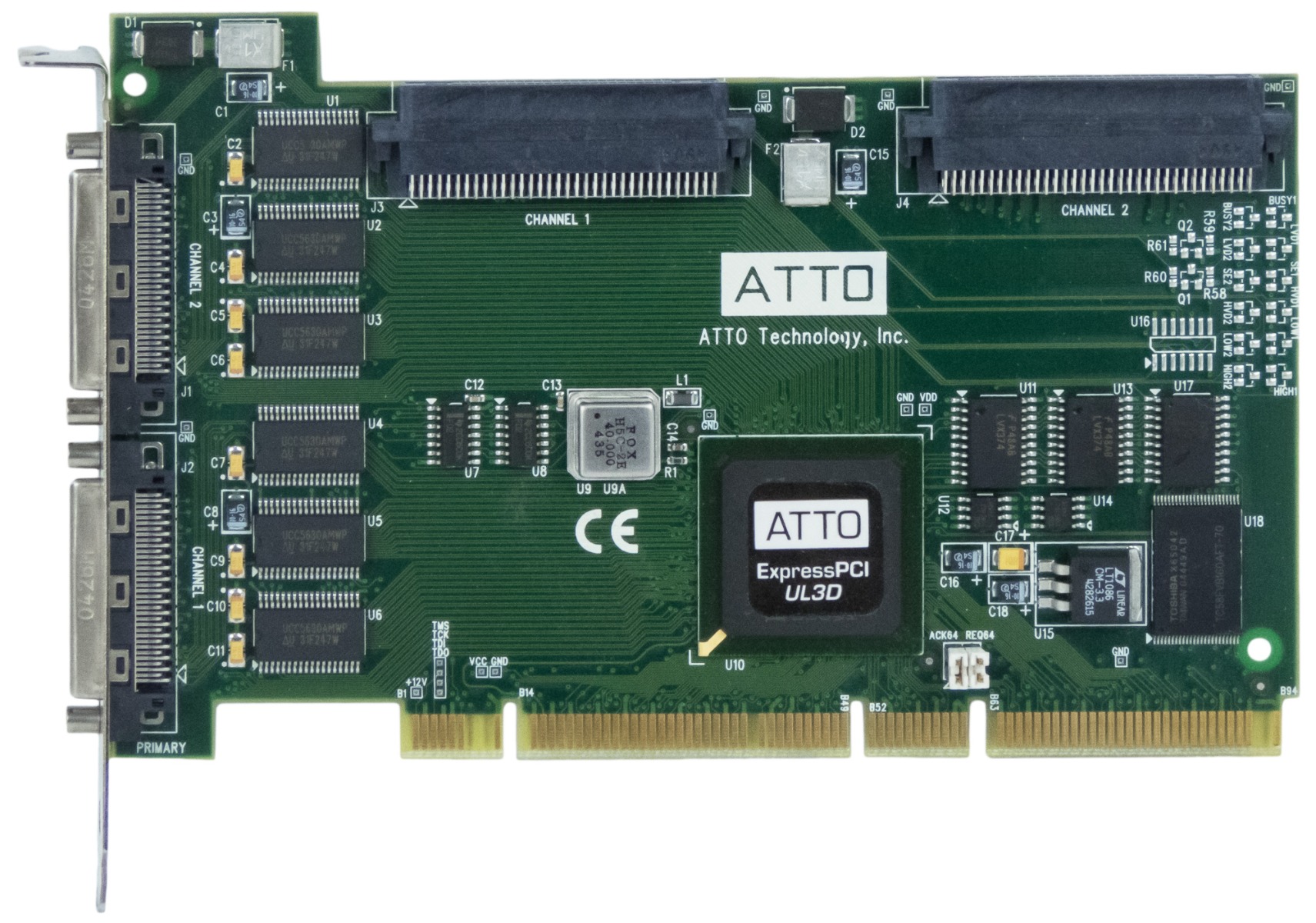 ATTO ExpressPCI UL3D SCSI 0079-PCBX-001