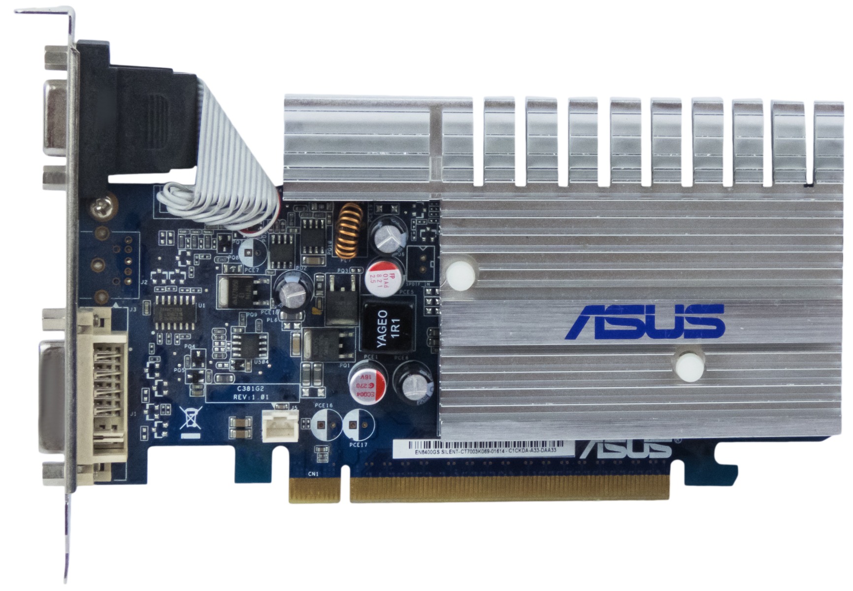 ASUS NVIDIA GEFORCE 8400 GS 512MB C381G2 EN8400GS SILENT/P/512M/A