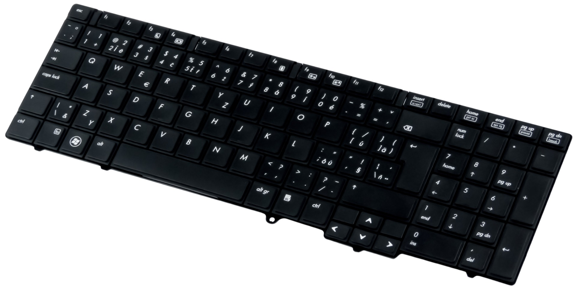 Clavier HP 613386-A81 QWERTY Tchèque/Slovaque 609877-A81