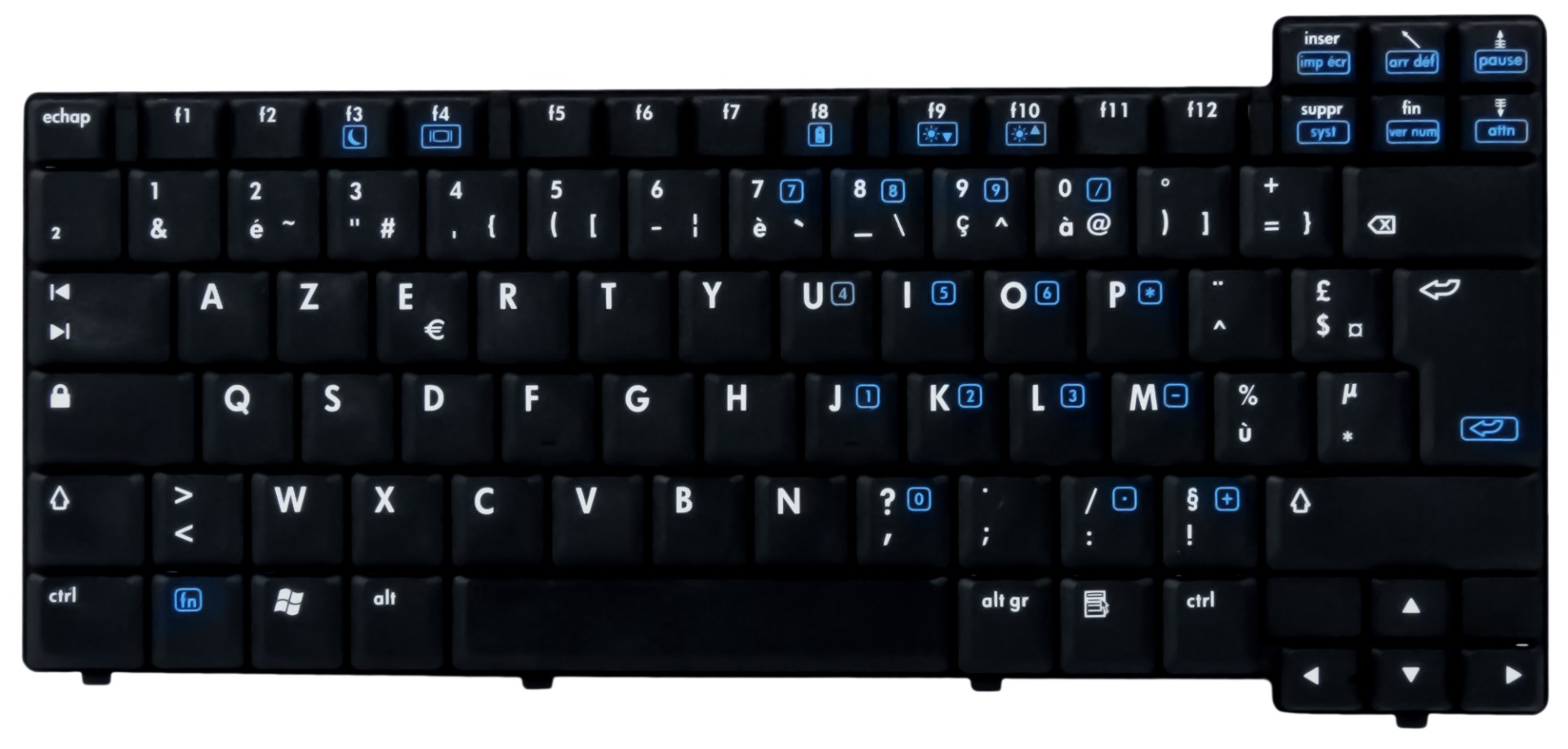 HP KEYBOARD 416039-051 AZERTY FRANÇAIS 405963-051