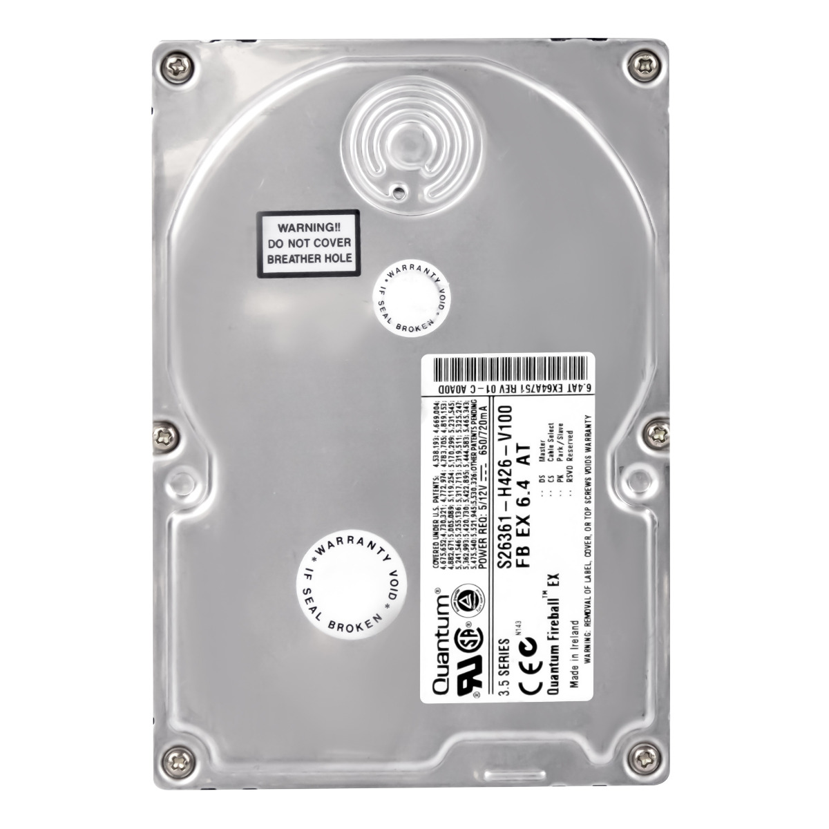FUJITSU S26361-H426-V100 6,4 Go 5,4K ATA 3,5'' EX64A751
