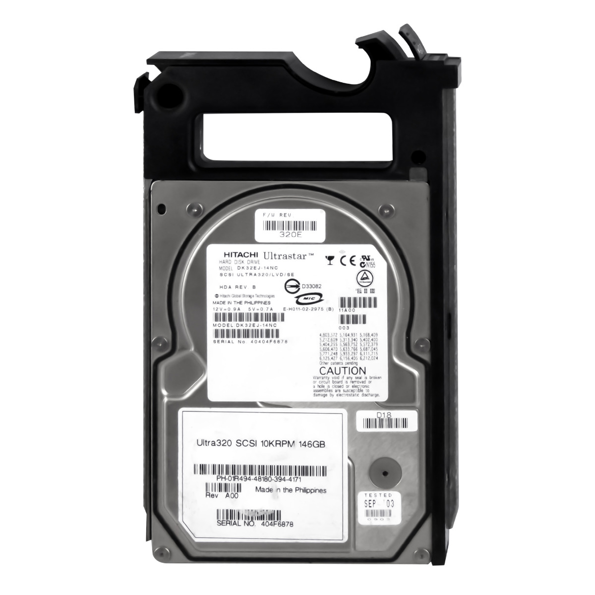 DELL 01R494 146 Go 10K 8 Mo SCSI U320 3,5'' DK32EJ-14NC