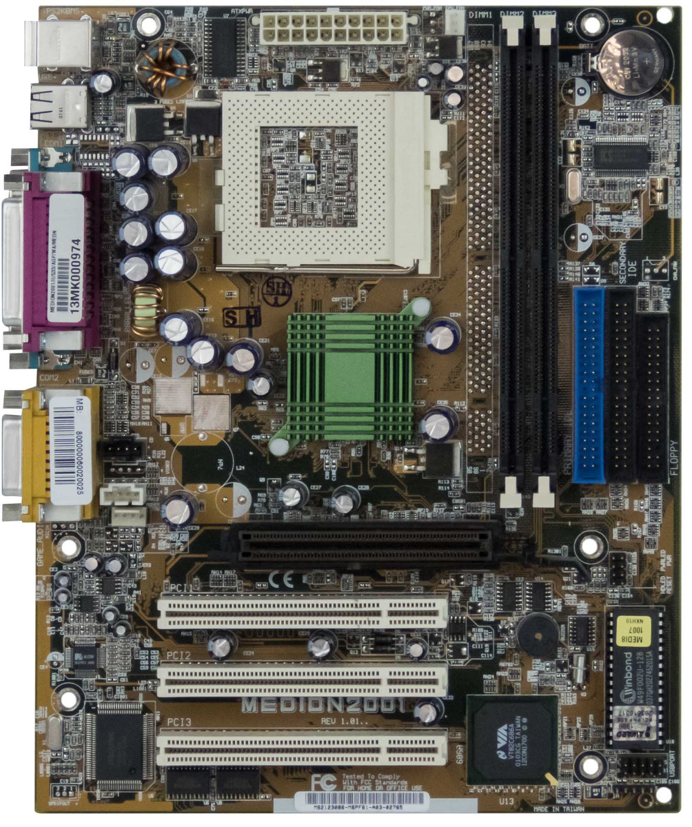 CARTE MÈRE ASUS MEDION2001 s.370 SDRAM PCI AGP