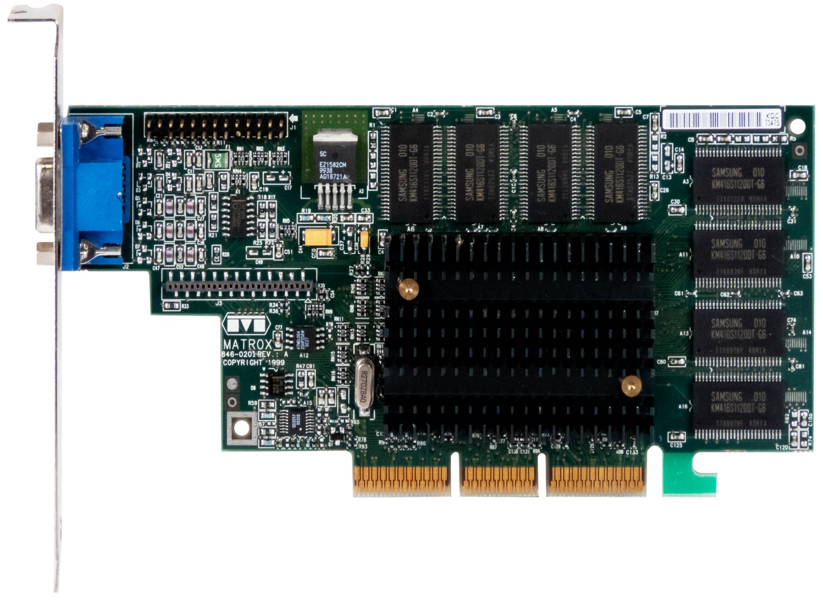 MATROX MILLENNIUM G400 16MB G4+M4A16DG 846-0201 AGP