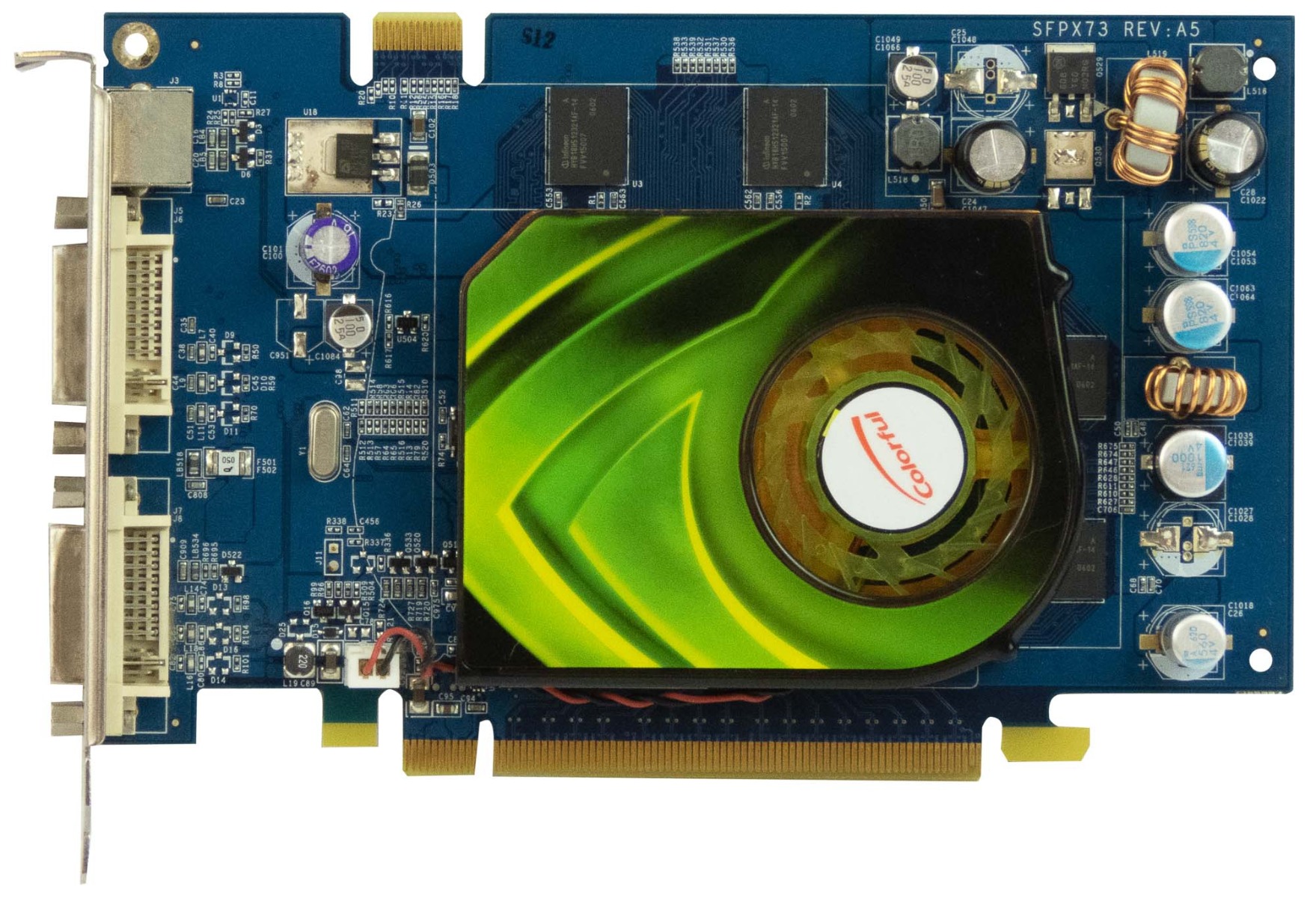 COLORFUL NVIDIA GEFORCE 7600 GT 256MB SFPX73
