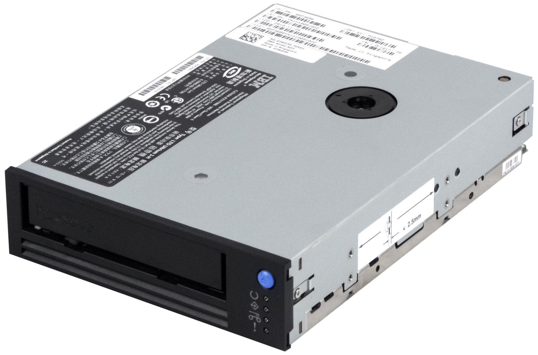 DELL 0JW030 95P3680 LTO-3 SCSI 5,25'' HH