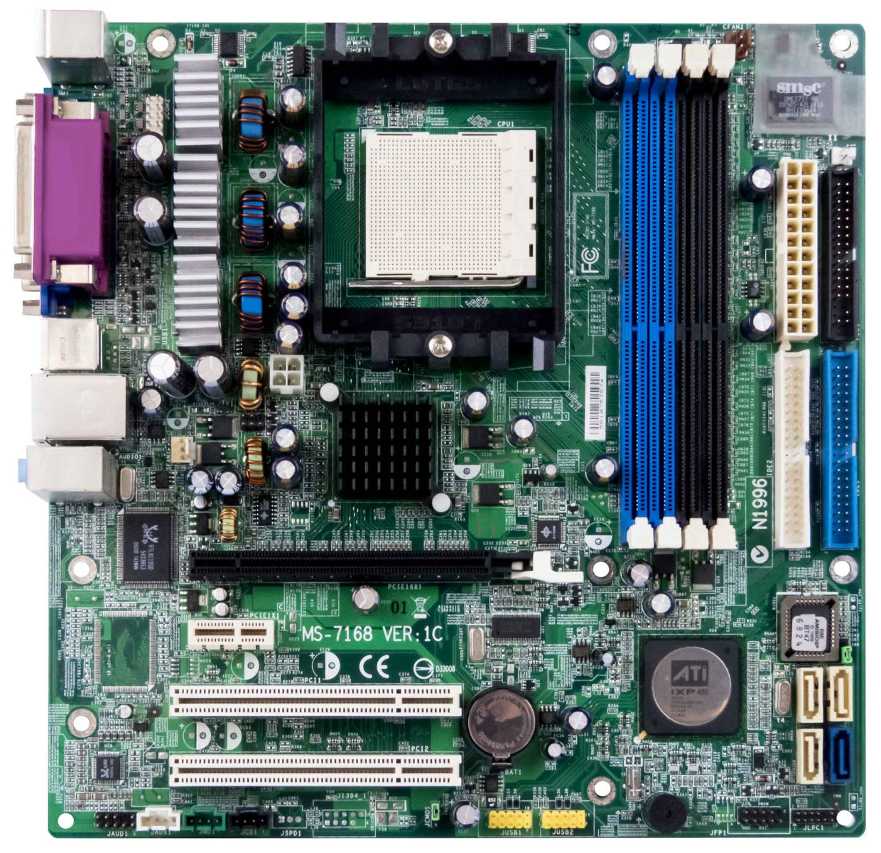 CARTE MÈRE MSI MS-7168 s.939 DDR PCIe SATA VGA