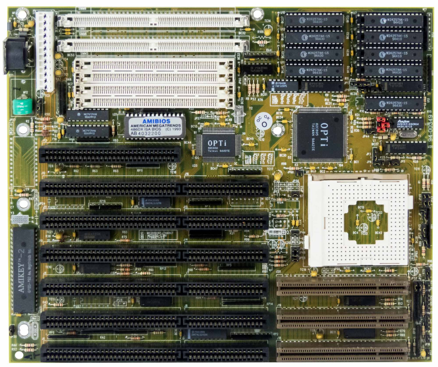 SHUTTLE HOT-419 VER. 1.1 SOCKET 3 SIMM + FPM DRAM ISA VLB Baby-AT