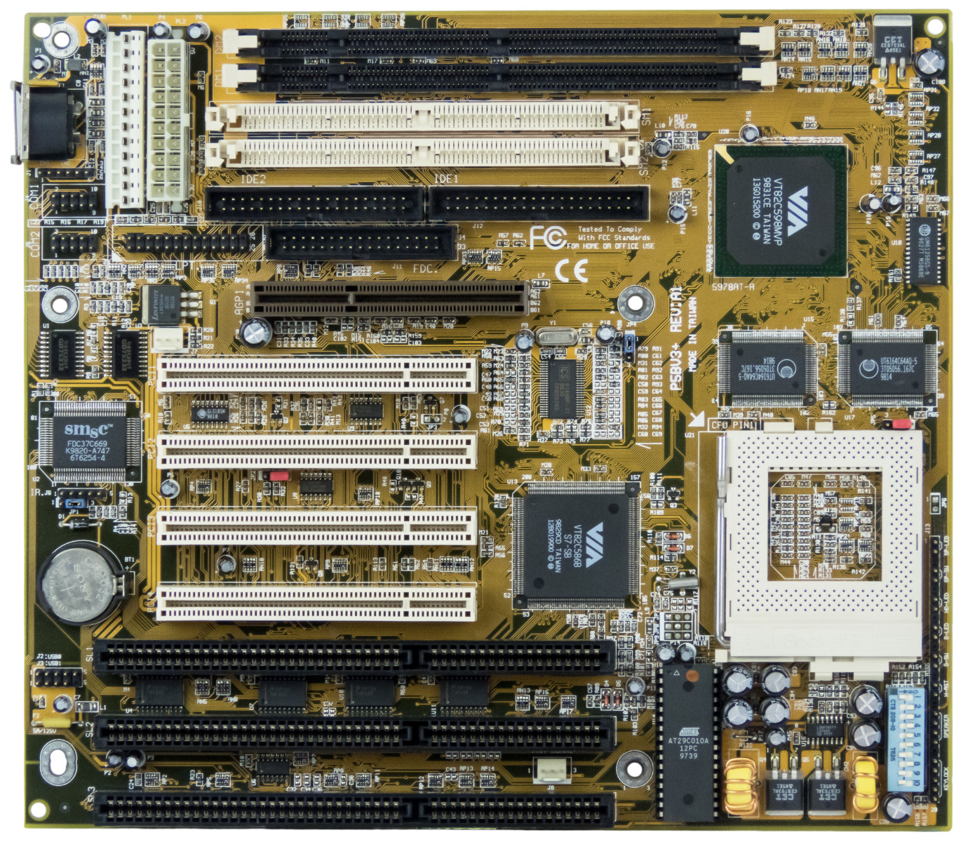 DFI P5BV3+ SOCKET 7 SDRAM + FPM/EDO DRAM ISA PCI AGP Baby-AT
