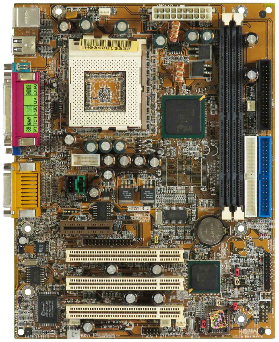 GIGABYTE GA-6WMMC7 SOCKET 370 SDRAM PCI AMR