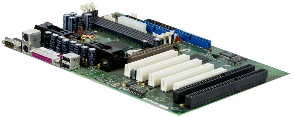 FUJITSU S26361-D1107 GS2 SOCKET SLOT1 SDRAM PCI ISA AGP ATX