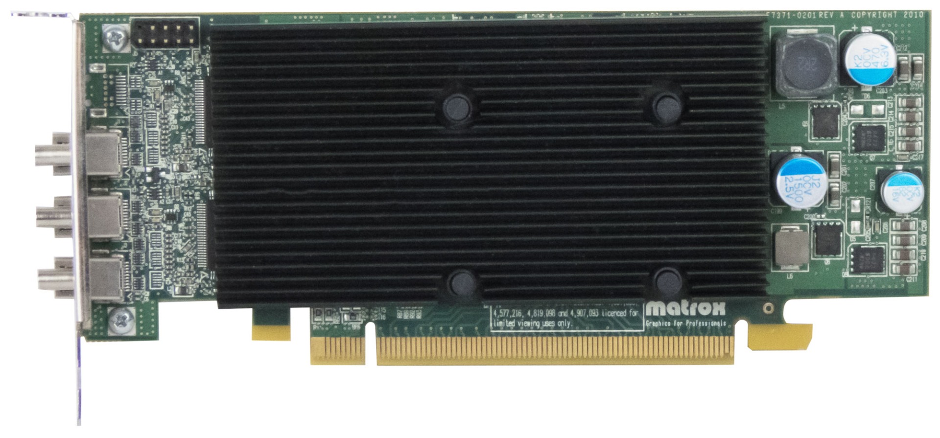 MATROX M9148 1GB M9138-M9148 F7371-0201 PCIe x16 LP