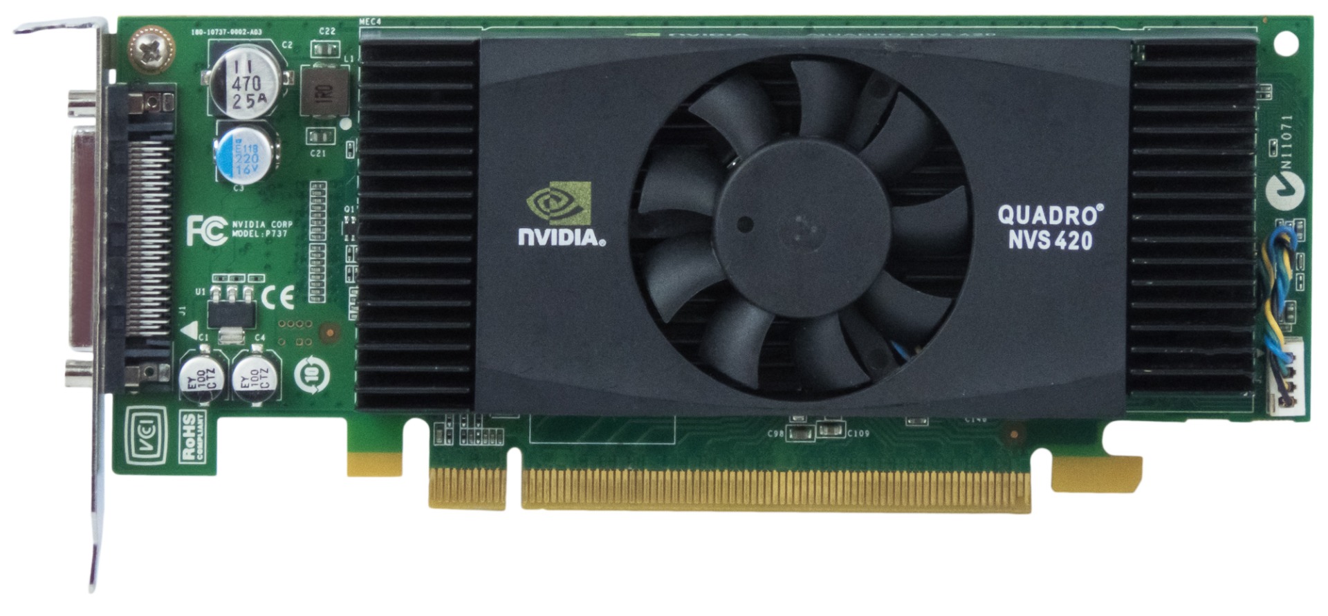 NVIDIA QUADRO NVS 420 512MB PCIe x16 LP