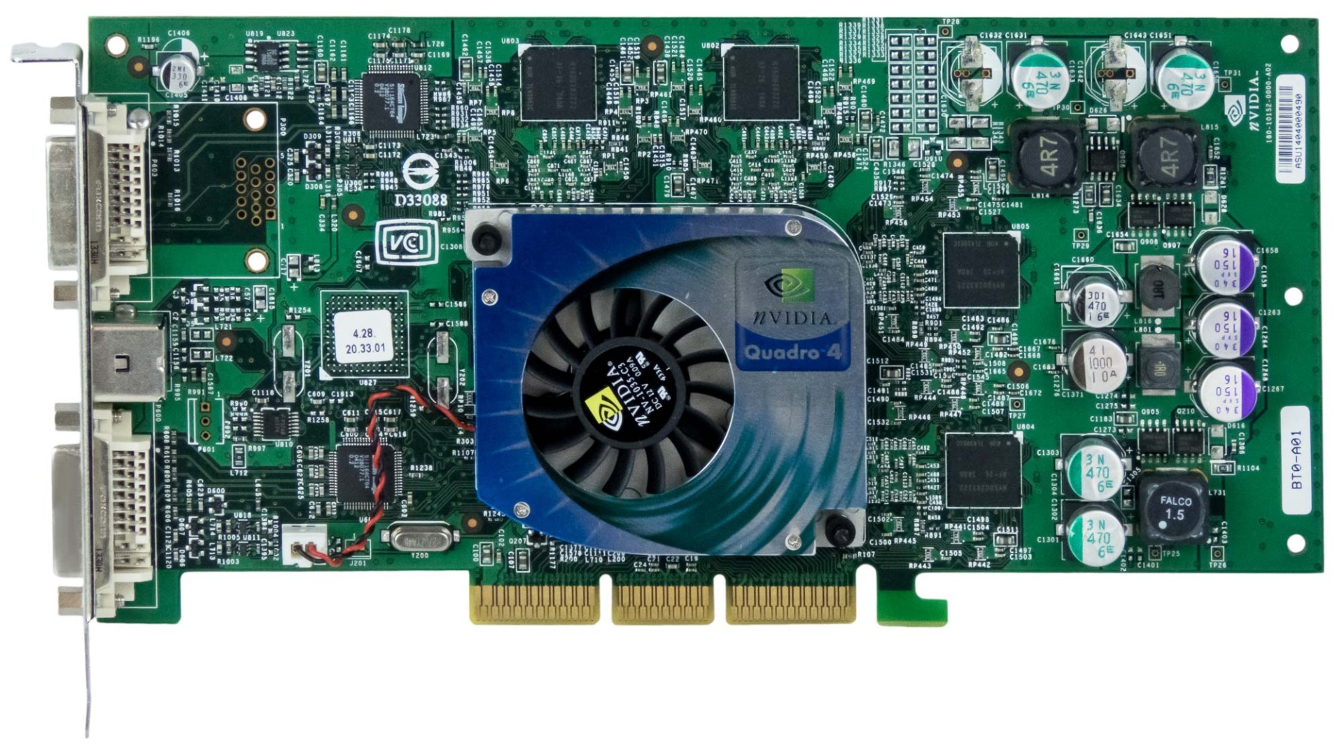 NVIDIA QUADRO4 980 XGL 128MB P152 AGP