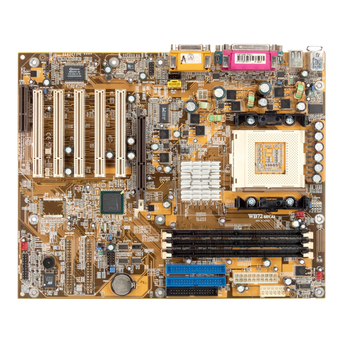 DFI WB72-SC WB72 REV.A1 CARTE MÈRE SOCKET 423 SDRAM AGP PCI CNR ATX