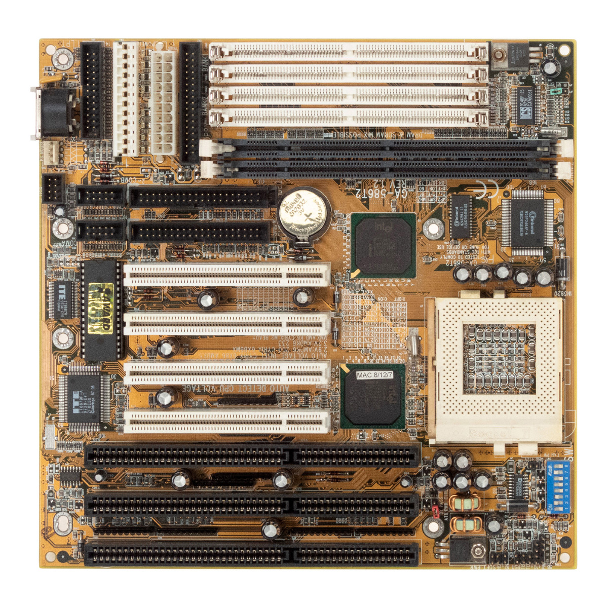 GIGABYTE GA-586T2 carte mère Socket 7 FPM/EDO + SDRAM PCI ISA Baby-AT