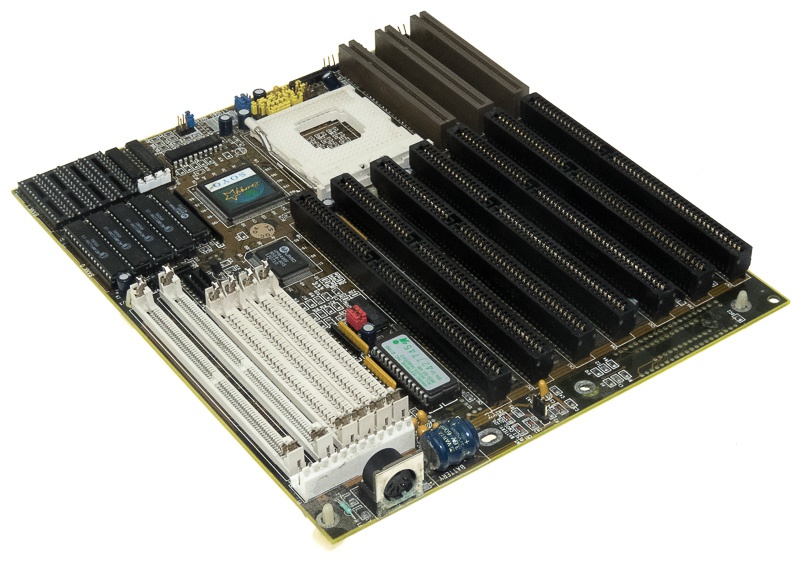 SOYO SY-025Q CARTE MÈRE SOCKET 3 SIMM + FPM DRAM ISA VLB Baby-AT