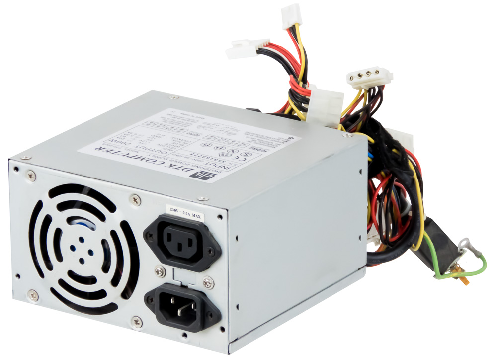 DTK PTP-2008 200W AT AUX MOLEX FDD