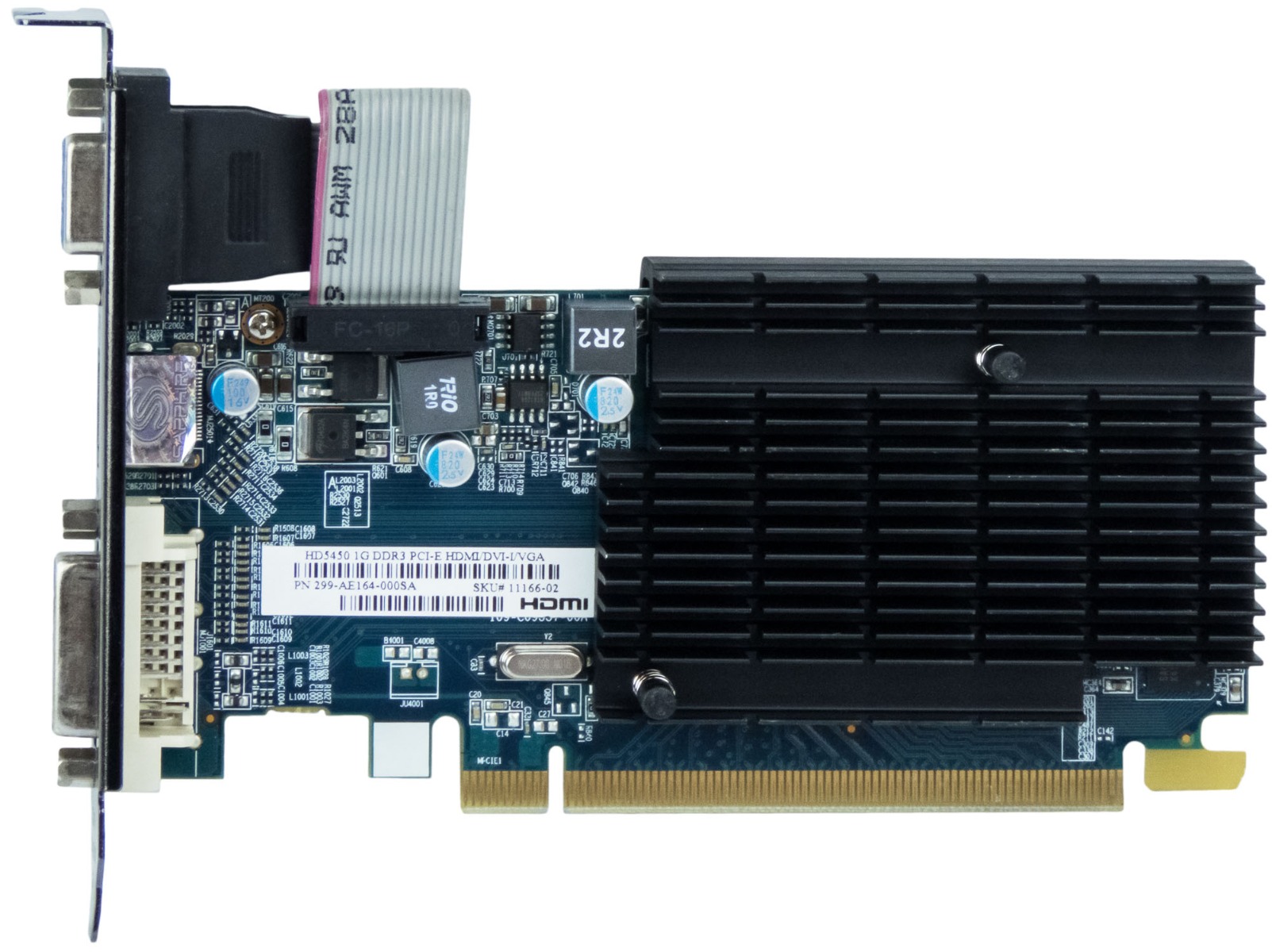 SAPPHIRE ATI RADEON HD5450 1GB DDR3 11166-02 PCIe x16
