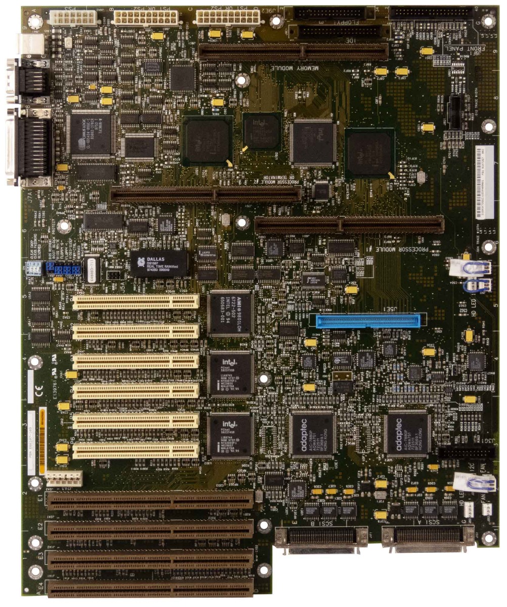 IBM 01K7267 CARTE MÈRE DUAL SLOT 2 PCI SCSI pour NETFINITY 7000