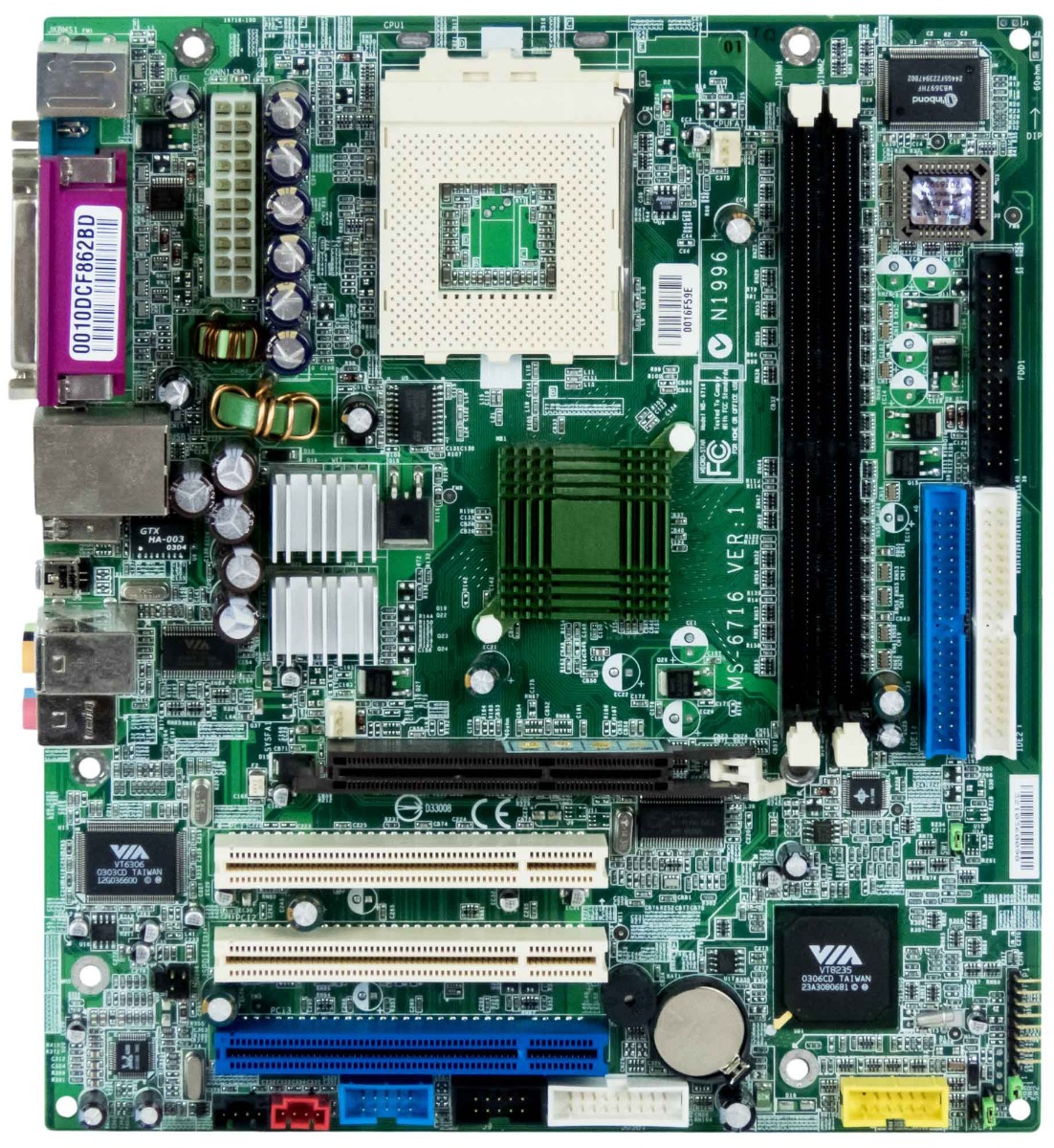 MSI MS-6716 Socket 462 DDR PCI AGP ATX
