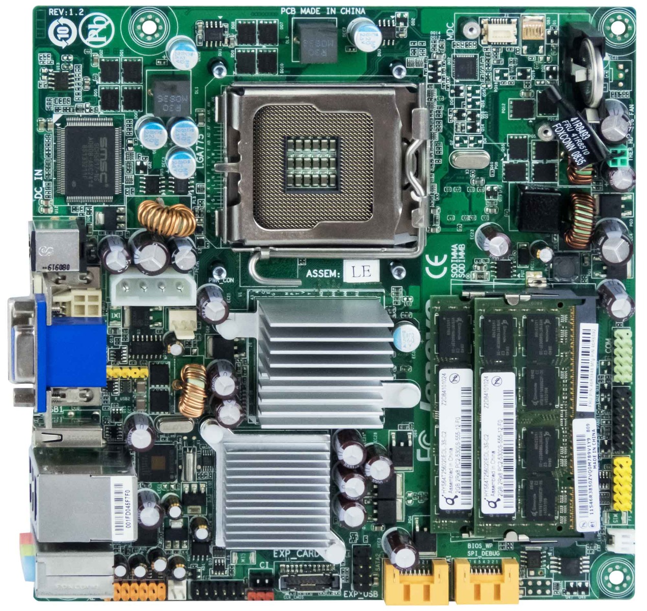 LENOVO GA-TQ35IK 46R3848 CARTE MÈRE SOCKET LGA775 DDR2 DVI-D VGA + 4 Go RAM
