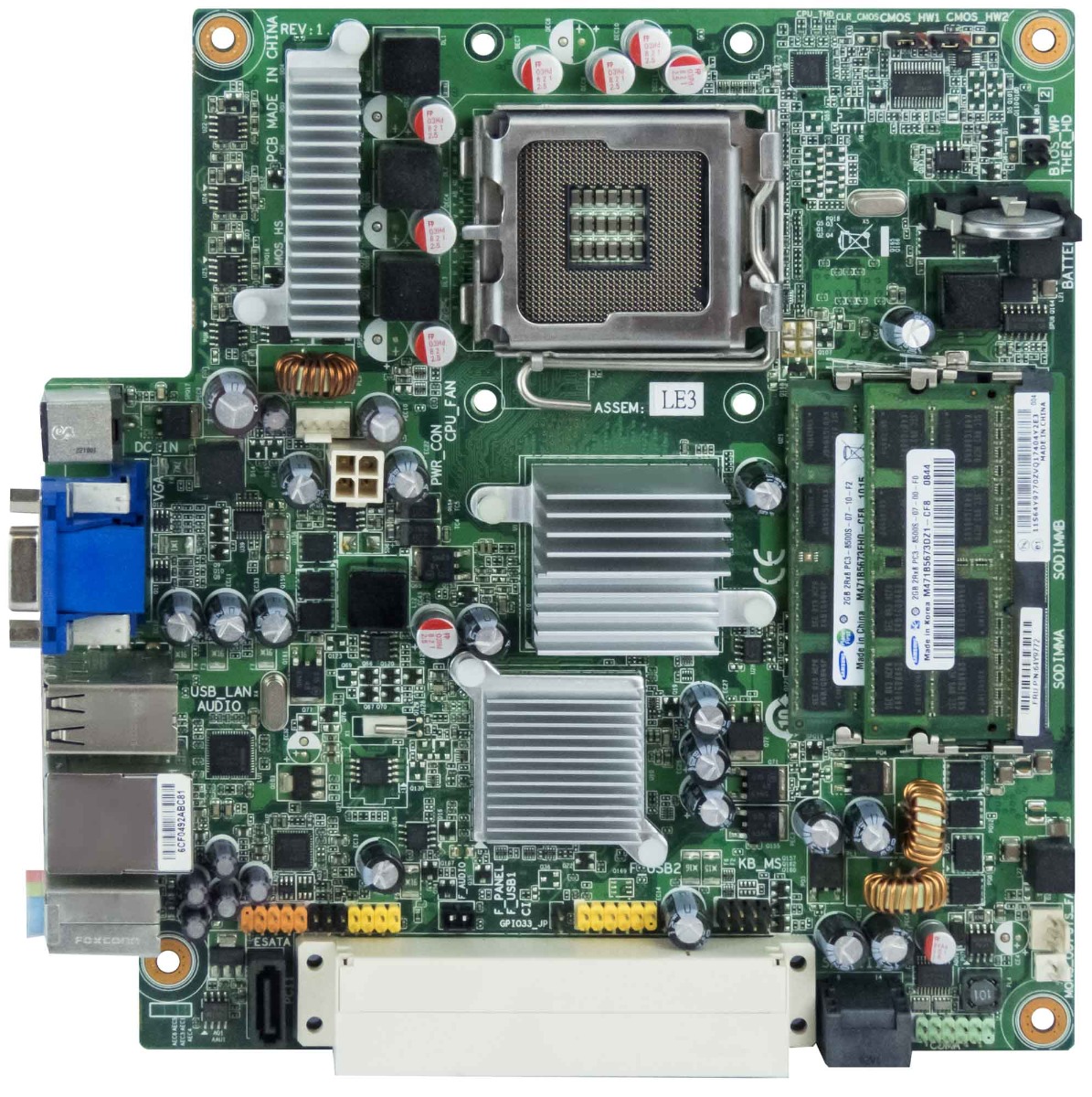LENOVO L-IQ45 MTQ45IK 64Y3057 CARTE MÈRE SOCKET LGA775 DDR3 + 4 Go RAM