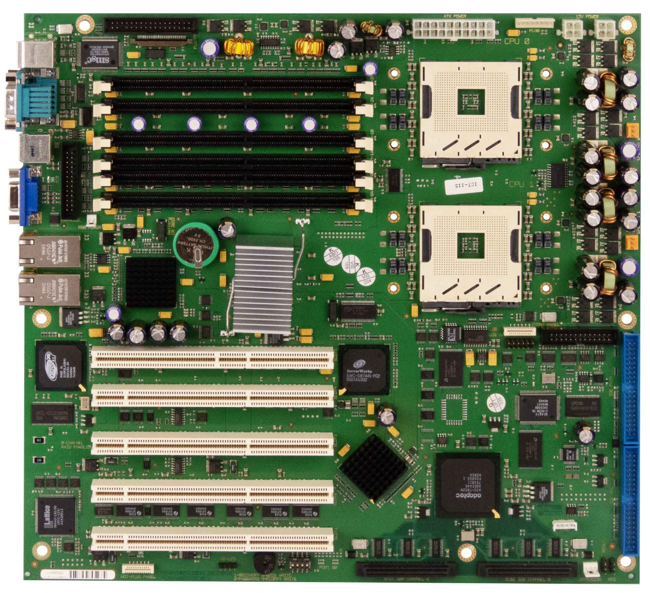 FUJITSU D1409-F12 GS7 Carte mère Double Socket 604 DDR SCSI pour PRIMERGY RX300