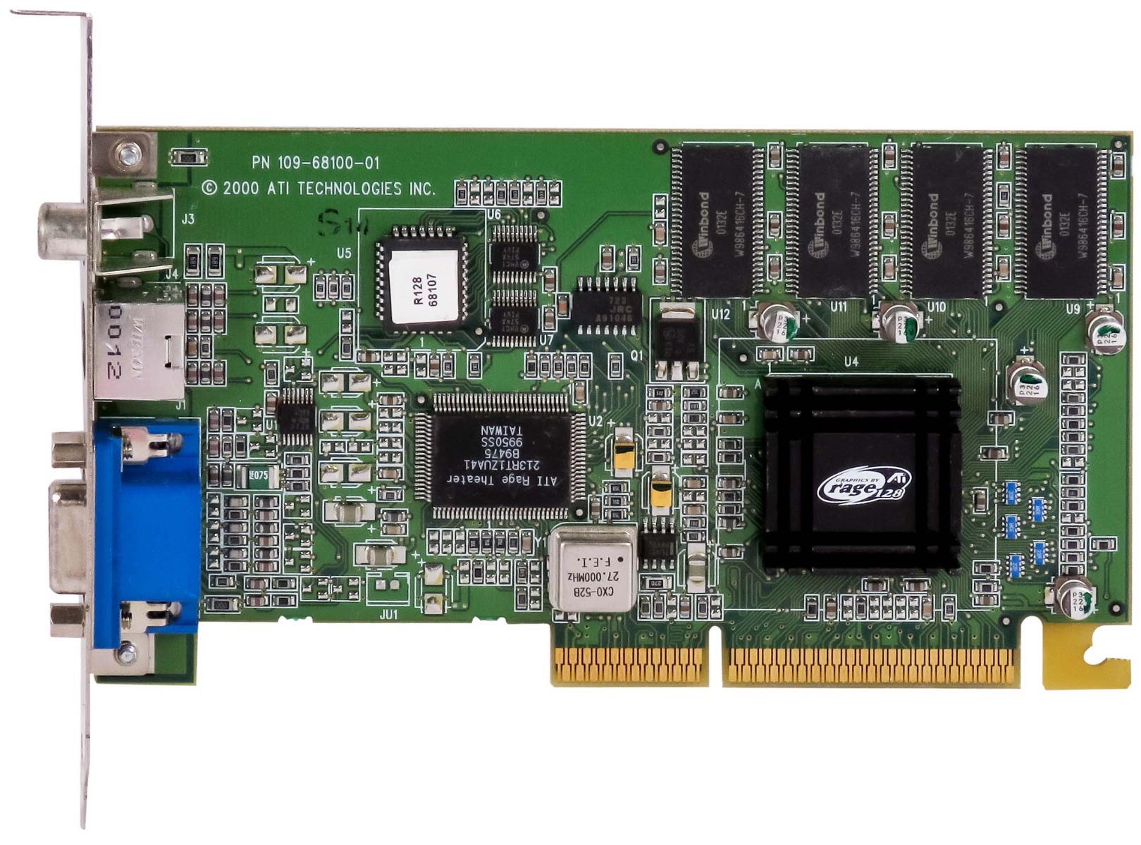 ATI RAGE 128 32 Mo 109-68100-01 AGP